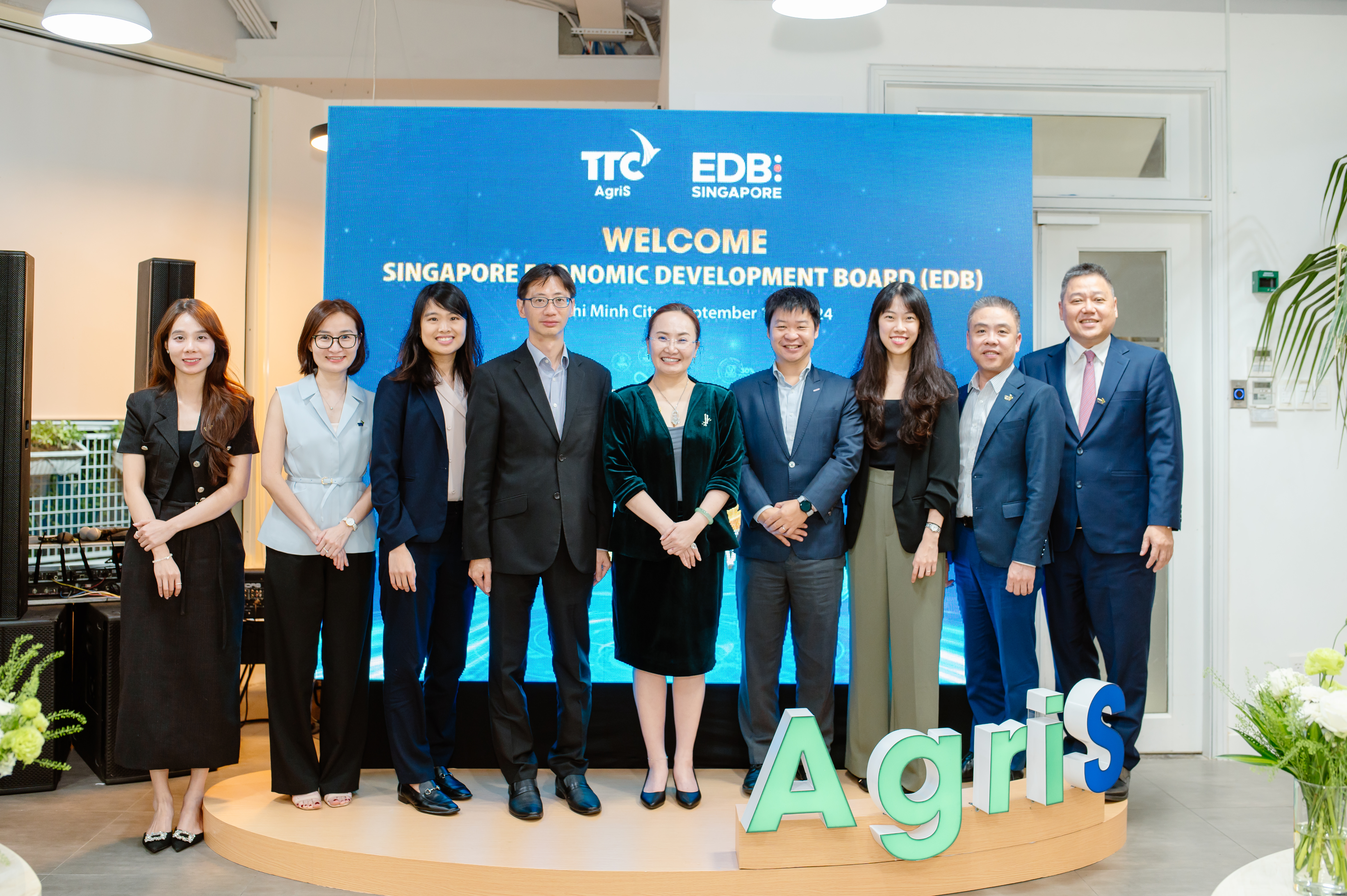 TTC AgriS và EDB hợp tác phát triển chiến lược về phát triển kinh tế nông nghiệp bền vững 